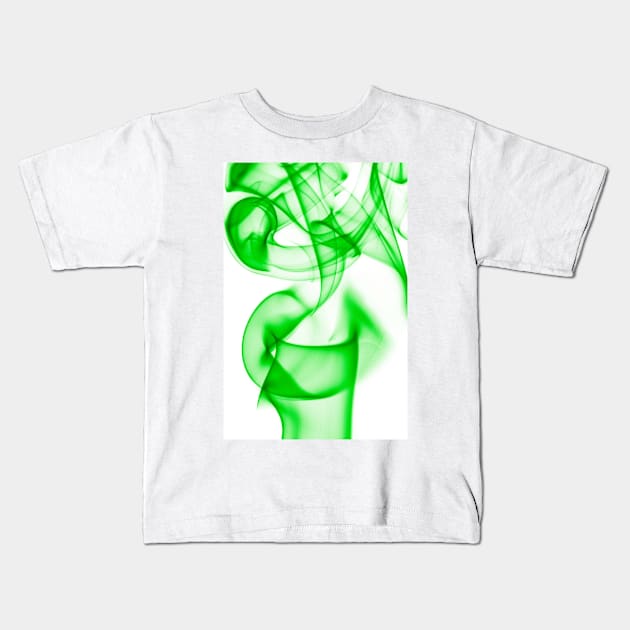 Smoke Close Up Kids T-Shirt by philippemx